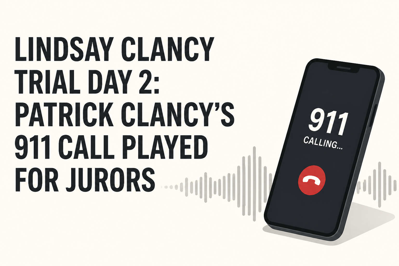 Lindsay Clancy trial day 2: Patrick Clancy's 911 call played for jurors