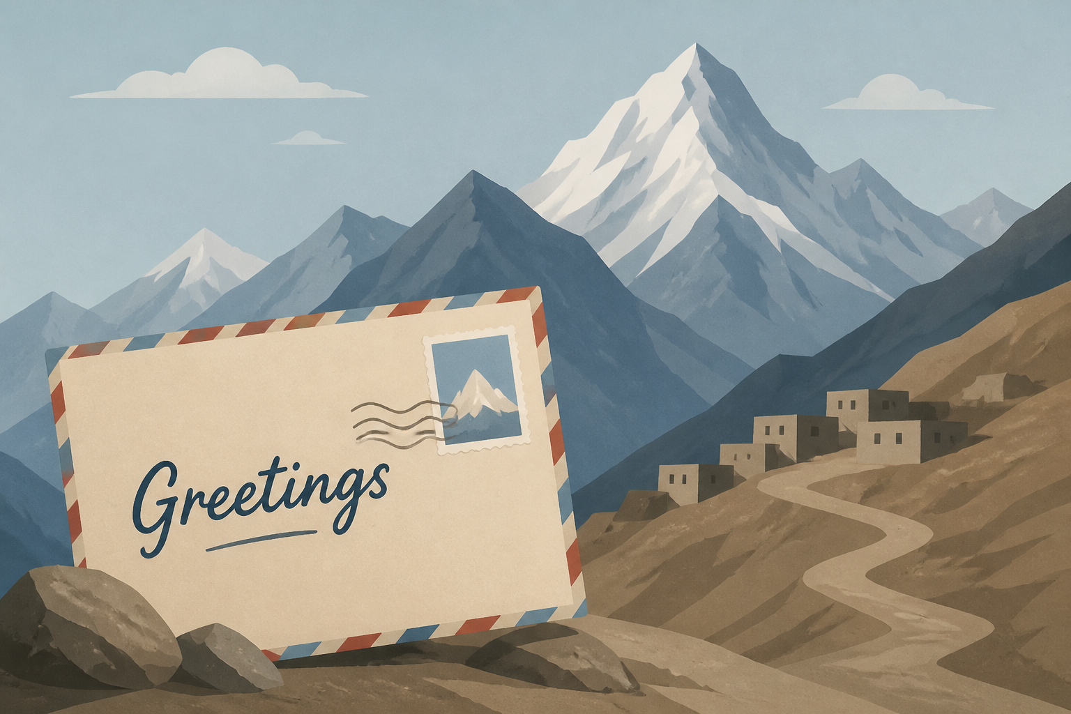 Greetings from an isolated region in northern Pakistan's Hindu Kush mountains