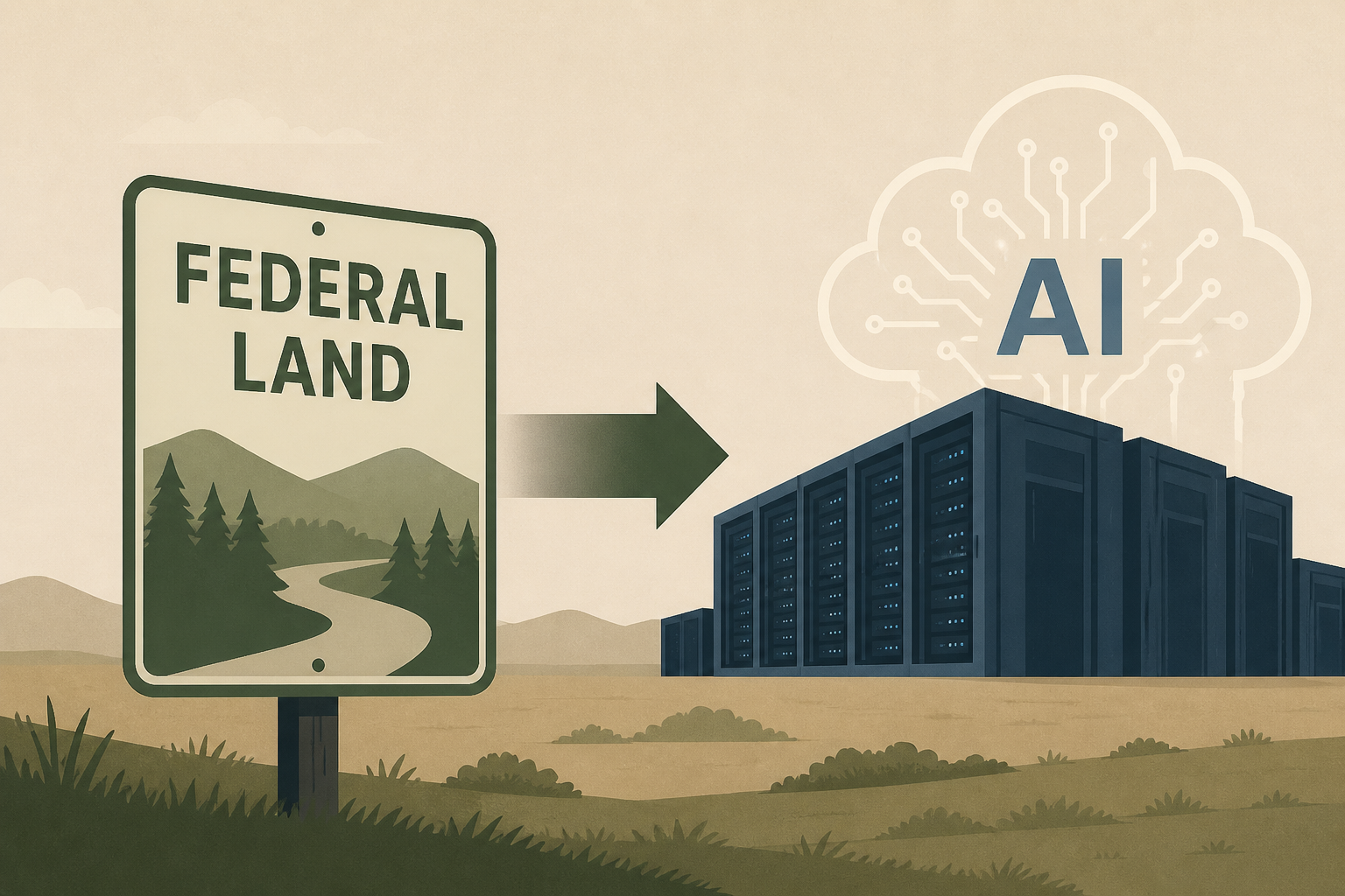 Trump Administration Is Repurposing Federal Land for A.I. Data Centers