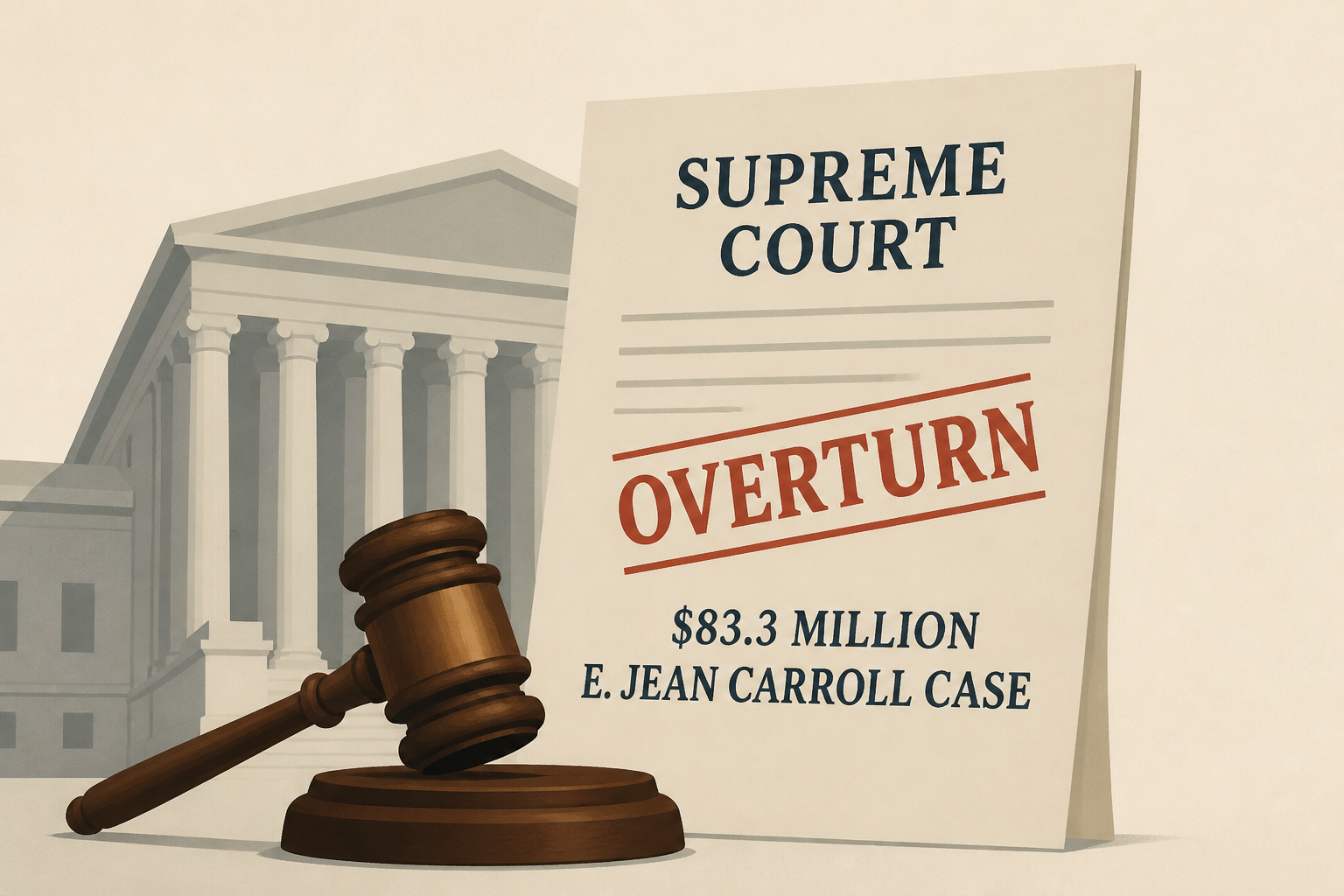 Trump asks Supreme Court to overturn $83.3 million E. Jean Carroll case
