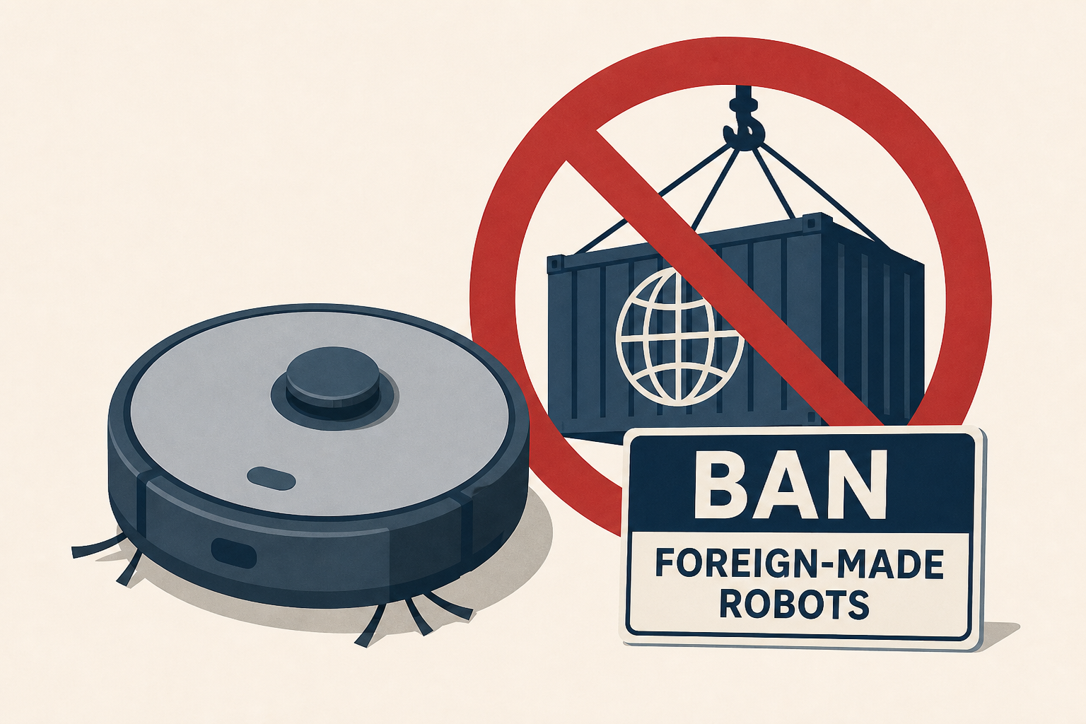 FCC: Ban on Foreign-Made Robots Includes Robot Vacuums