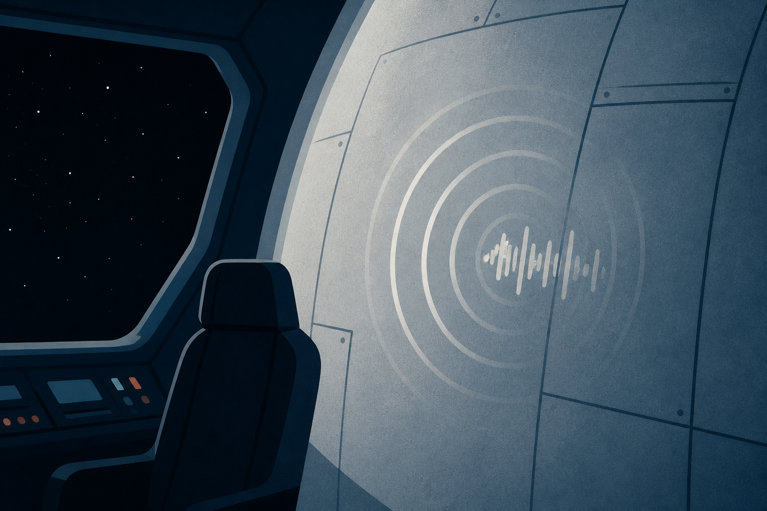 Alone in His Spaceship, He Hears a Strange Noise Against the Hull