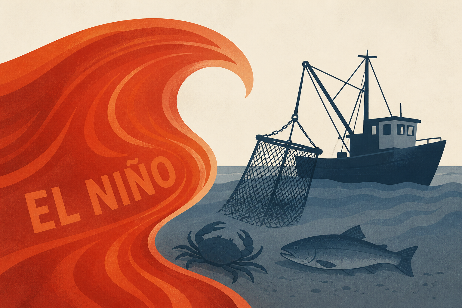 Record-breaking El Niño could gut California’s crab and salmon fleets