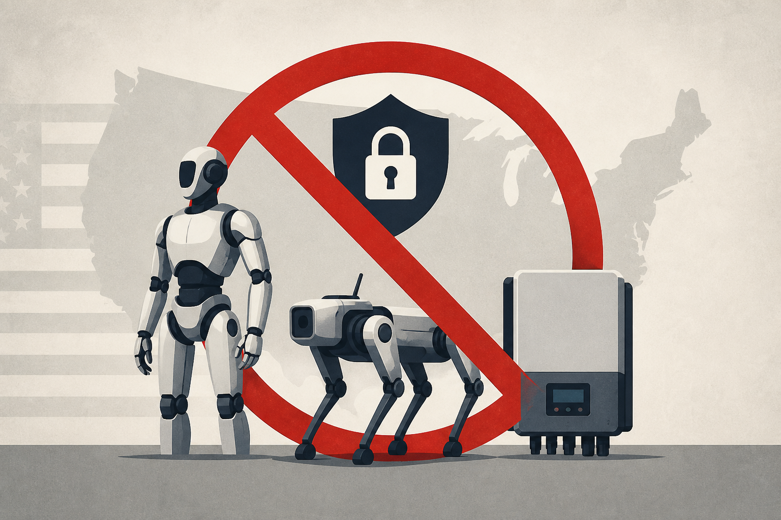 US government bans new foreign-made humanoids, robot dogs, and solar inverters, citing risks to national security