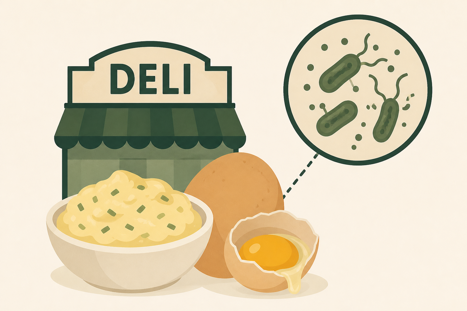 Salmonella outbreak linked to Ramona deli's use of raw, unpasteurized eggs, county says