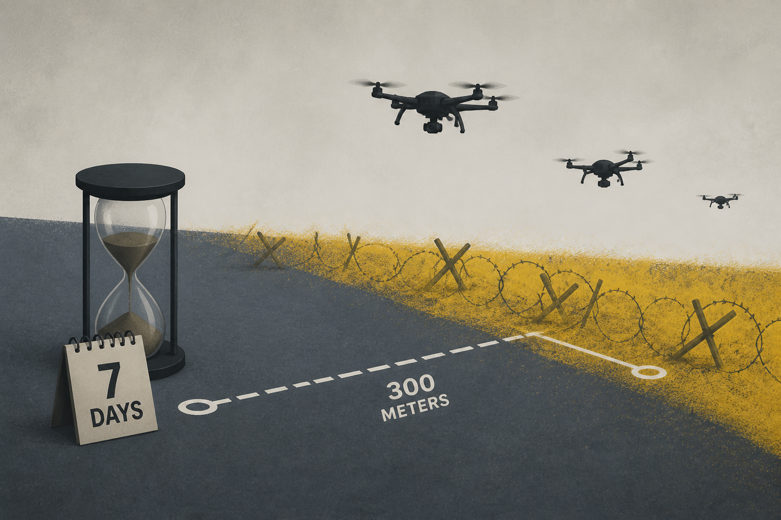 Ukrainian soldier says the drone-filled 'zero line' is so dangerous that troops sometimes have to wait a week just to move 300 meters