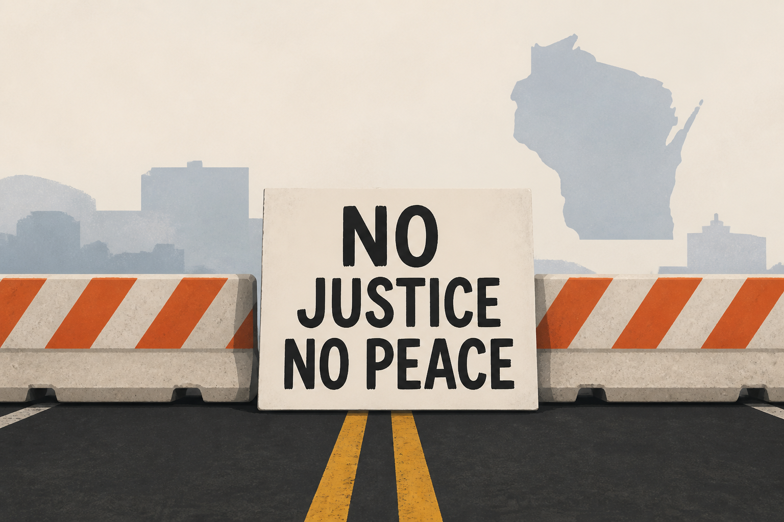 Protesters blockade Wisconsin street where felon was killed after knifing cop