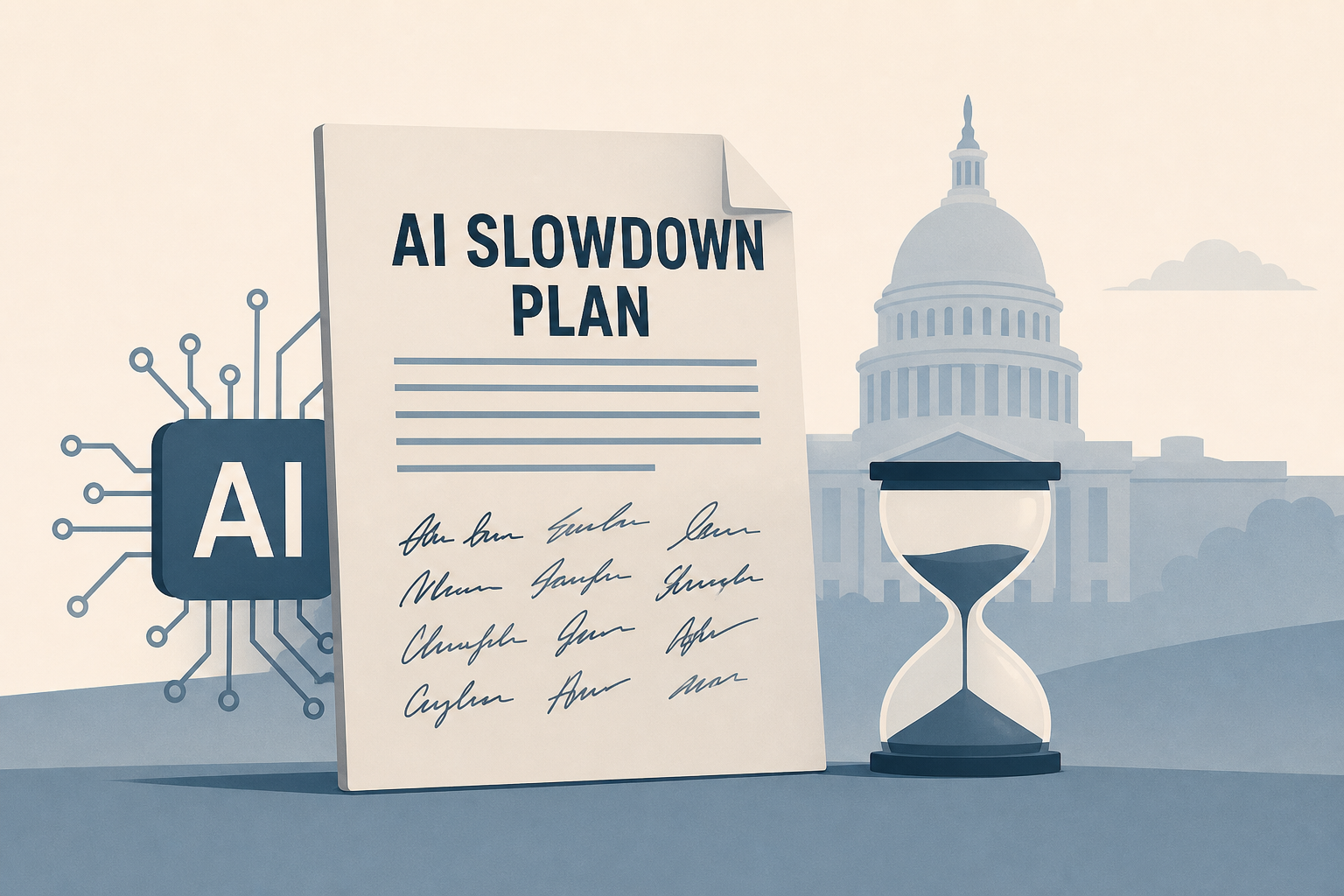 More than 1,200 AI workers are asking for Washington’s help to build an AI slowdown plan