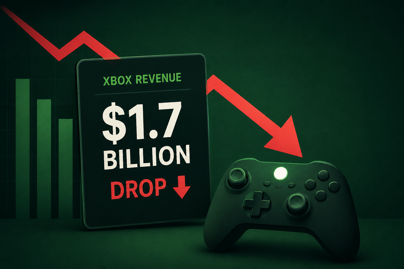 Microsoft Reports $1.7 Billion Drop In Xbox Revenue For The Year