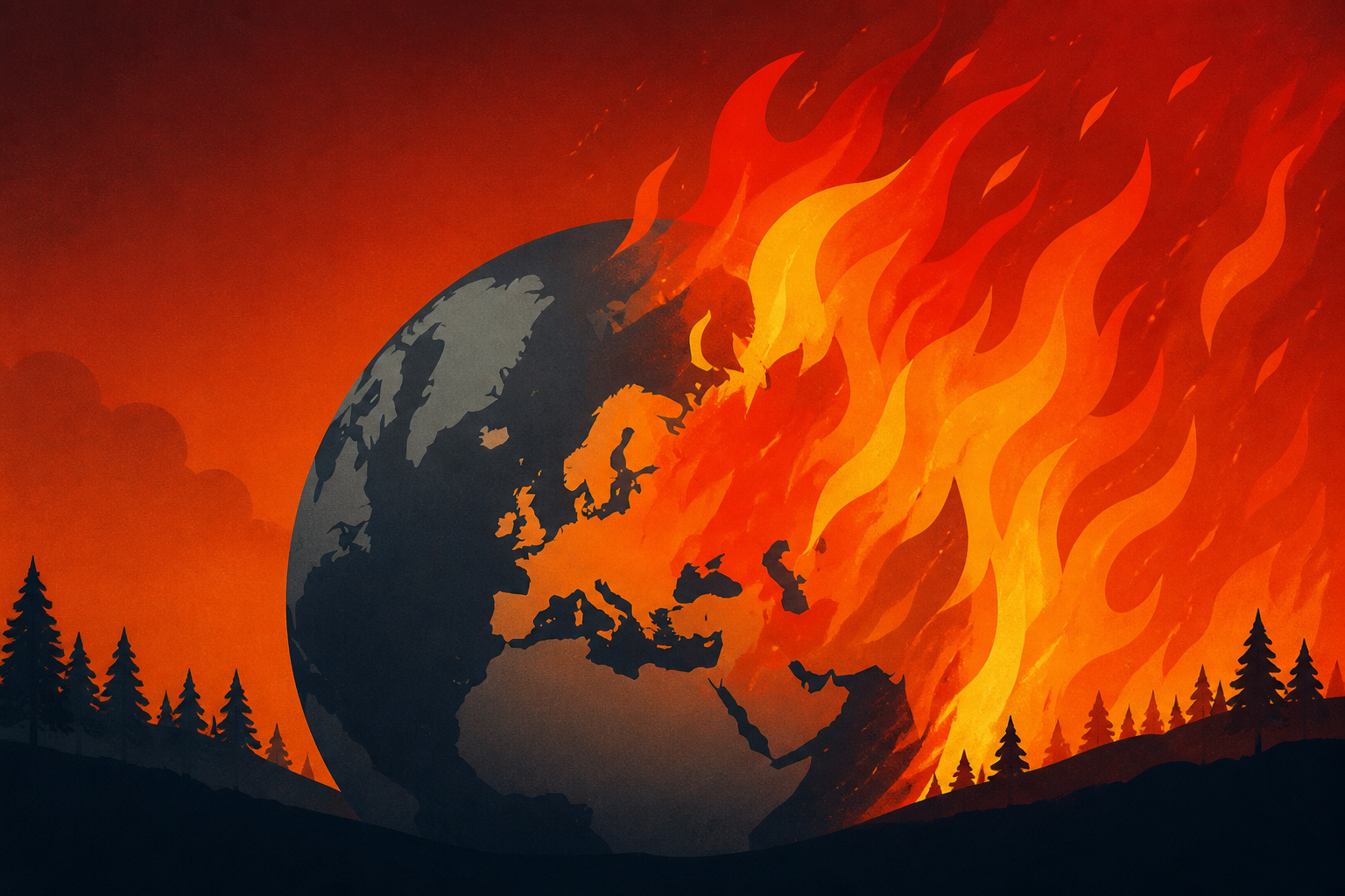 Blazes burning with the intensity of ‘atomic bombs’: Europe enters a new era of mega fires