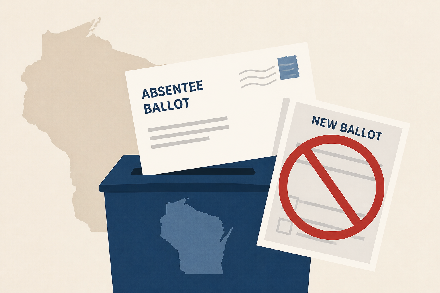 Wisconsin judge says voters who have returned absentee ballot for state primary cannot get a new one