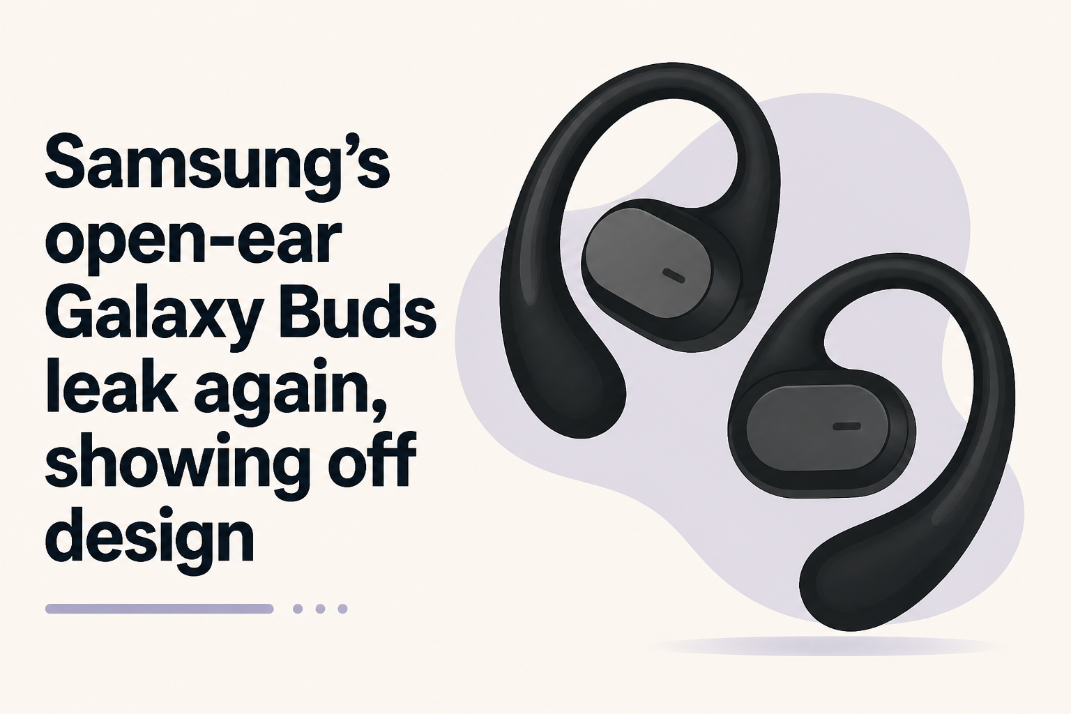 Samsung's open-ear Galaxy Buds leak again, showing off design