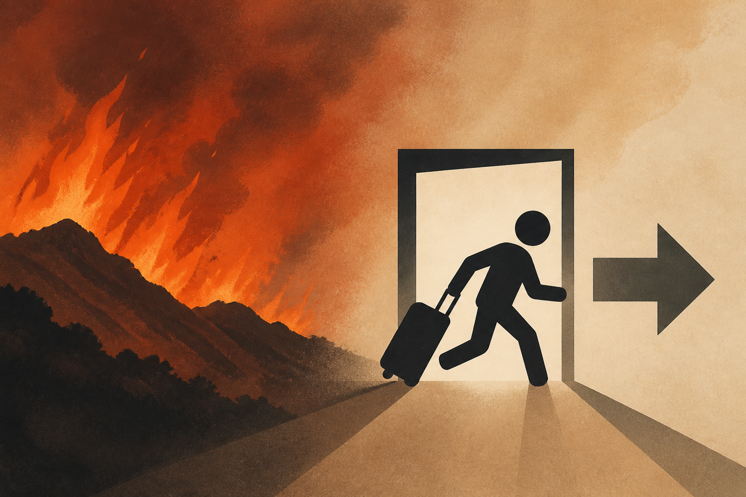 ‘Nightmarish’ Wildfire in Crete Kills Two Firefighters as Thousands Evacuate