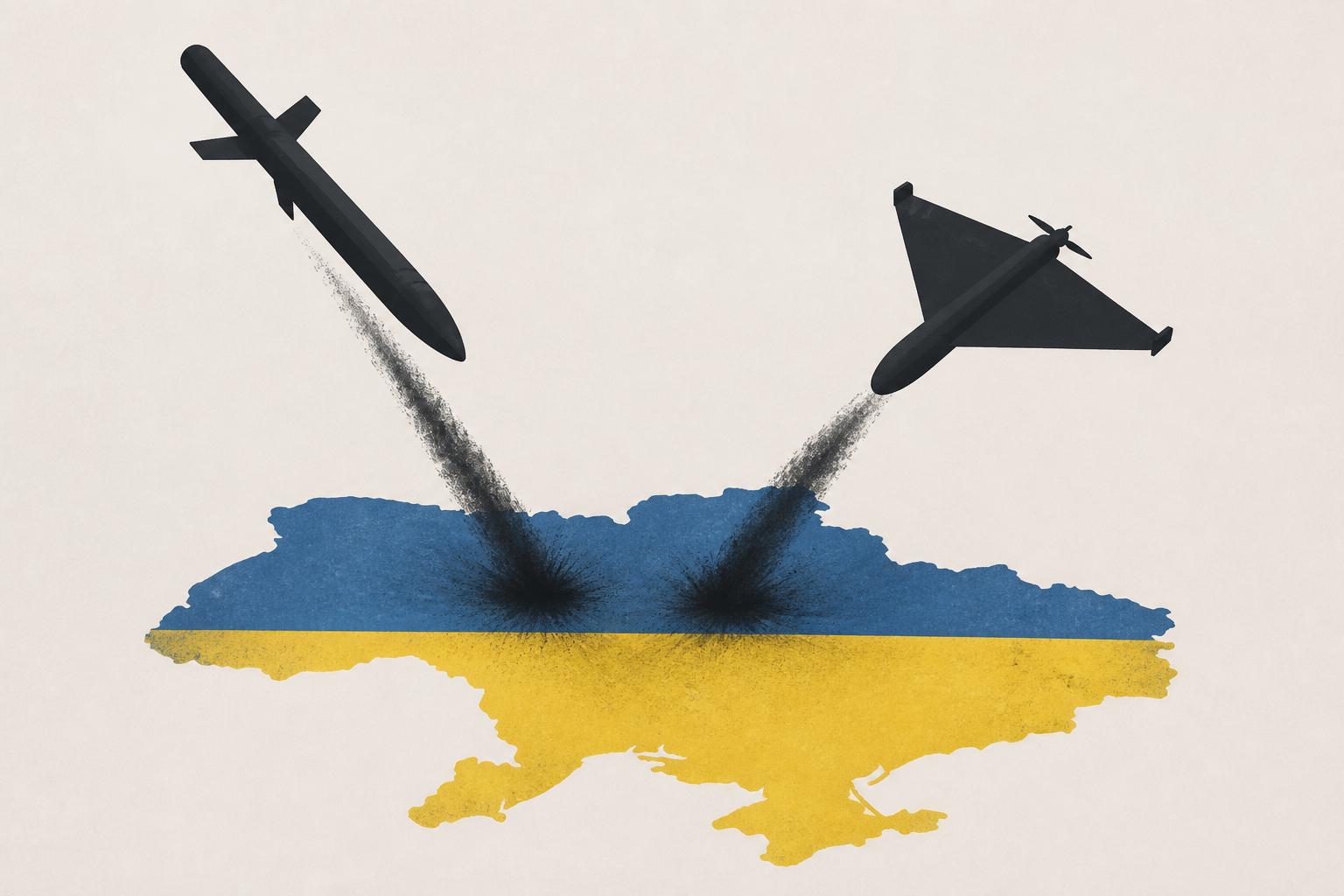 Russia Strikes Ukraine With Missiles and Drones, Killing at Least 8