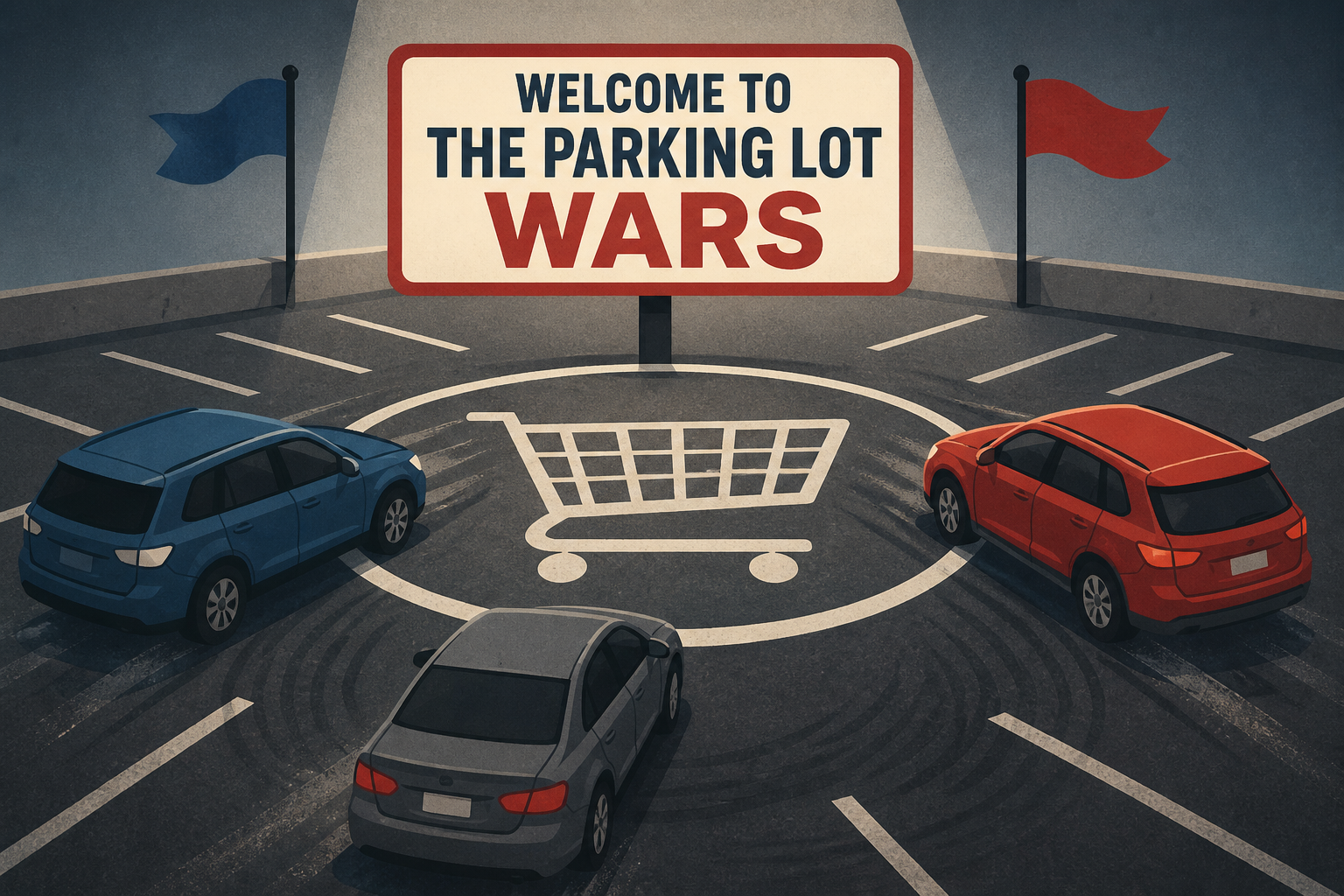 Welcome to the Costco parking lot wars. It’s 'Survivor’ with cars