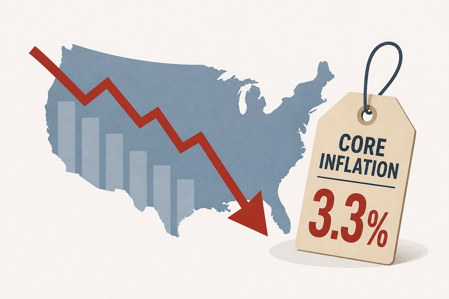 U.S. economy slowed to 1.5% growth rate in Q2; June core inflation at 3.3%