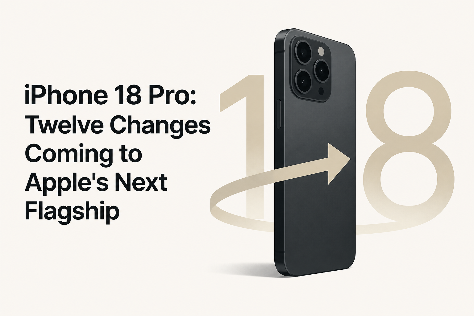 iPhone 18 Pro: Twelve Changes Coming to Apple's Next Flagship