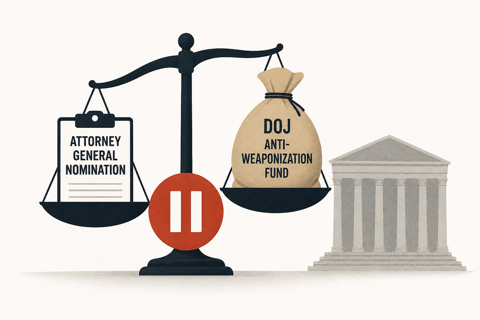 Blanche's nomination for attorney general on hold over fate of DOJ's "anti-weaponization fund"
