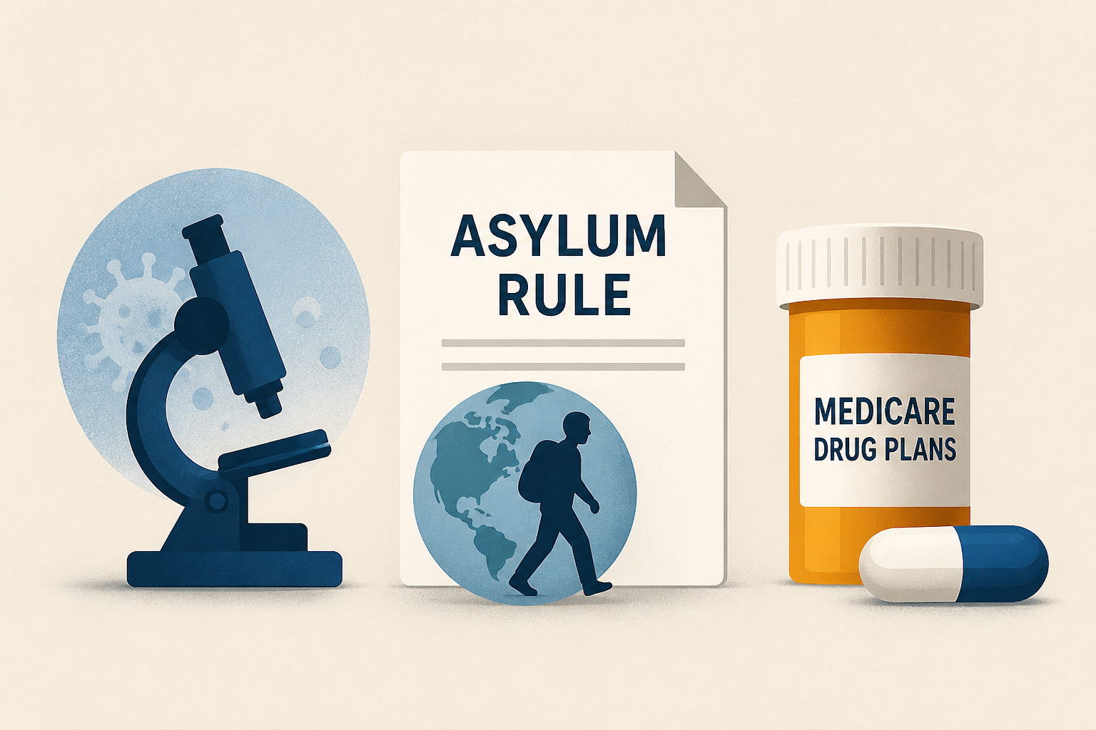 Anthony Fauci; New asylum rule; Medicare drug plans : NPR