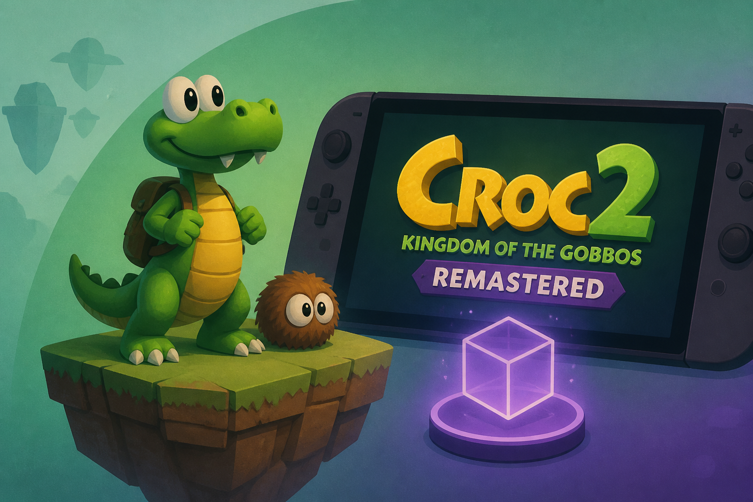 Croc 2 Kingdom of the Gobbos revealed for Nintendo Switch, a remaster of the 3D platformer