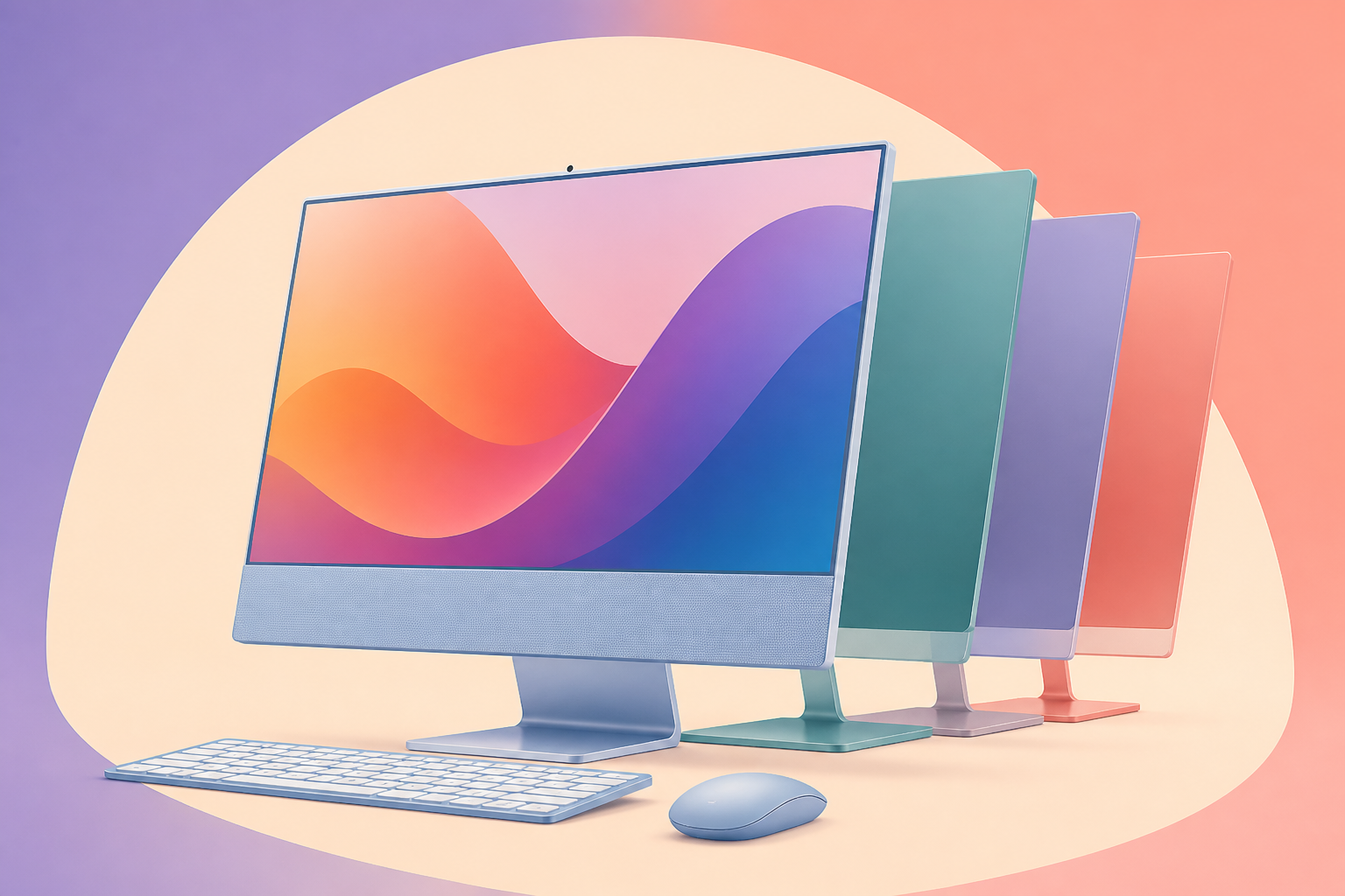 Lenovo's new IdeaCentre All-in-One is its answer to the iMac, and it finally has the colors to prove it