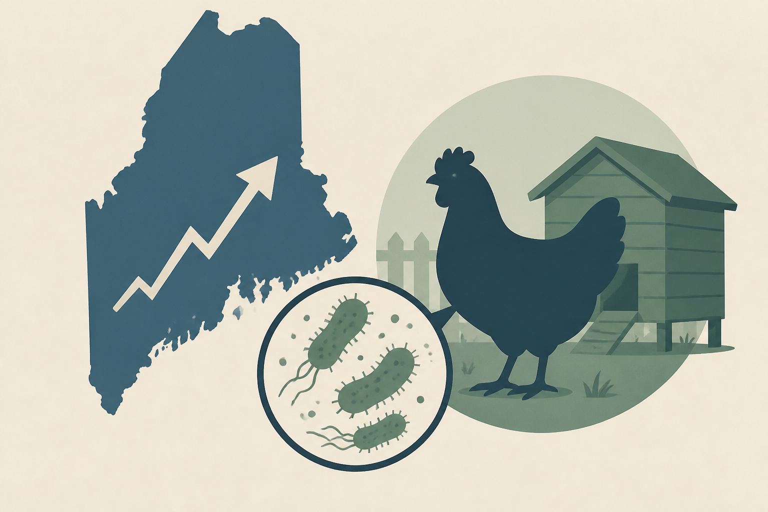 Maine sees surge in salmonella cases linked to backyard poultry