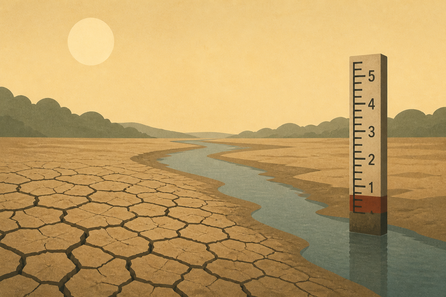 Danube River reaches record low water levels during prolonged drought