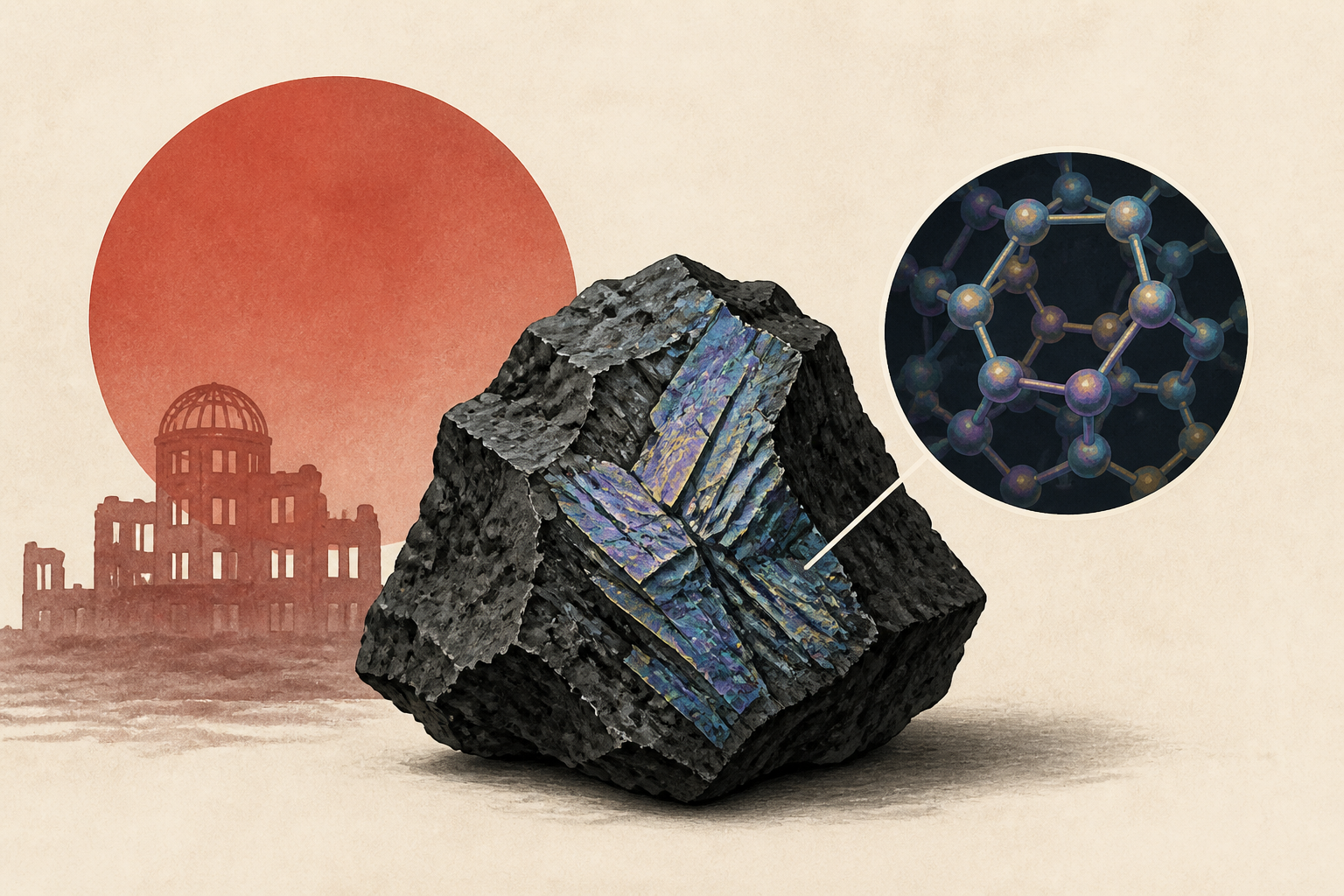 Bizarre new material discovered in Hiroshima bombing debris