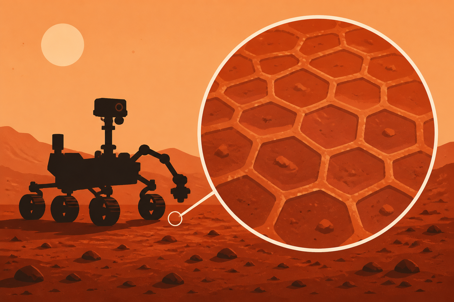 NASA's Curiosity Rover Finds a Vast Sea of Strange Honeycomb Patterns on Mars
