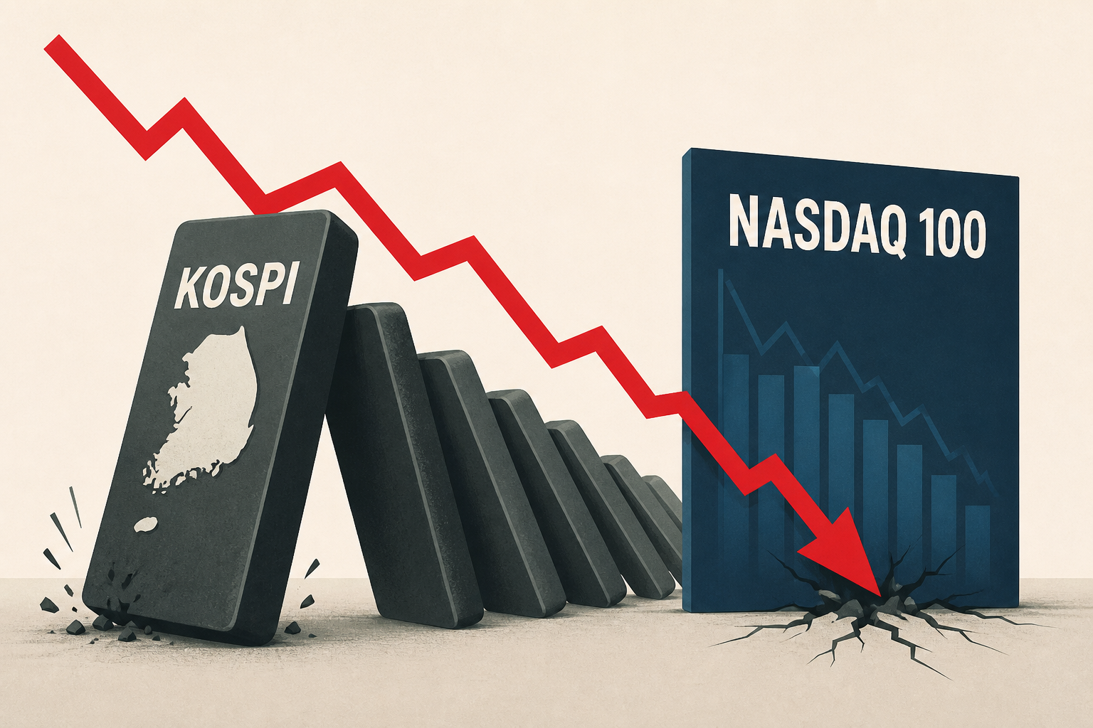 The KOSPI Crash: The Prelude To The Nasdaq 100 Crash
