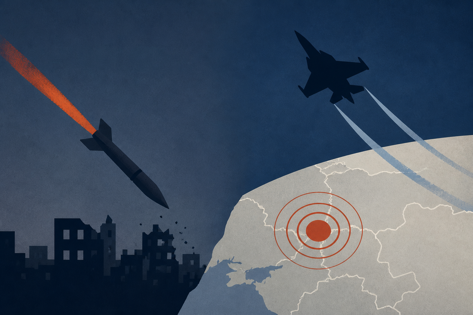 Russian strikes across Ukraine kill 9 and NATO scrambles jets after a missile falls in Poland