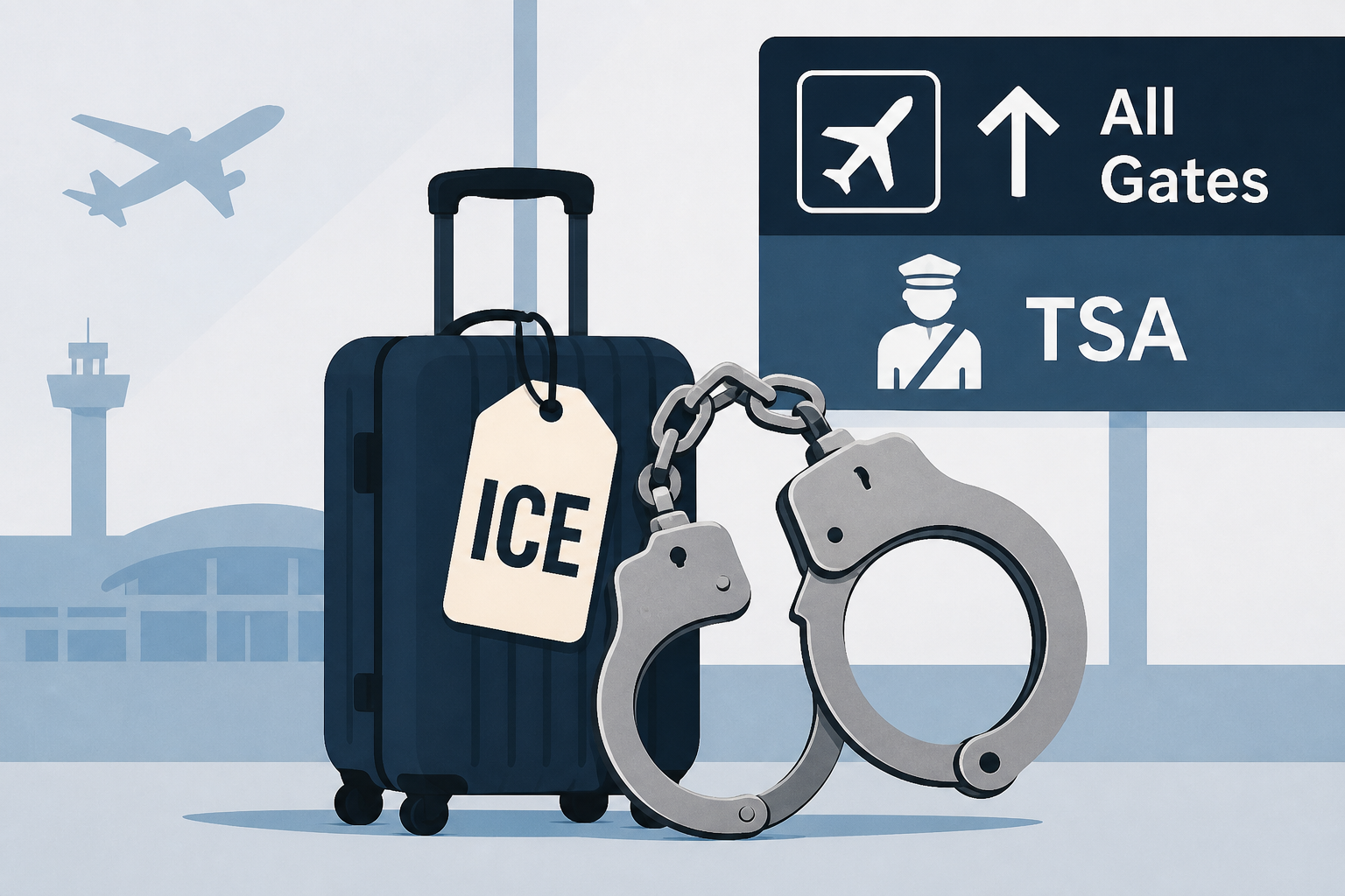 ICE Arrests At Airports Surge With TSA Help