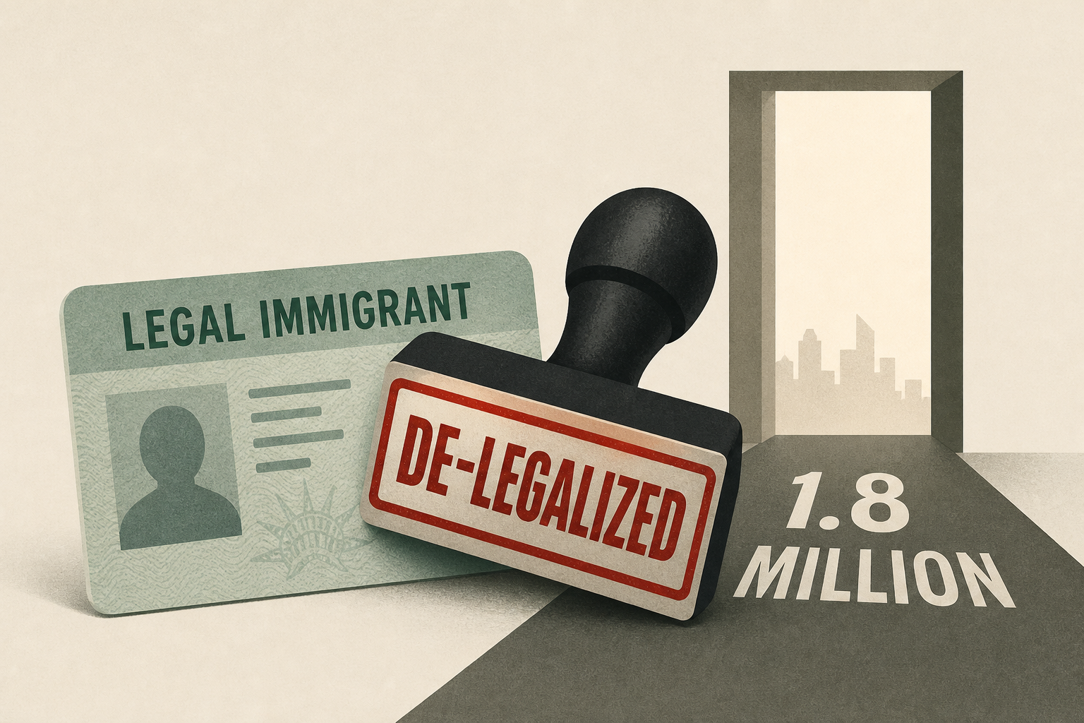 They immigrated legally. Under Trump, 1.8 million have been ‘de-legalized.’