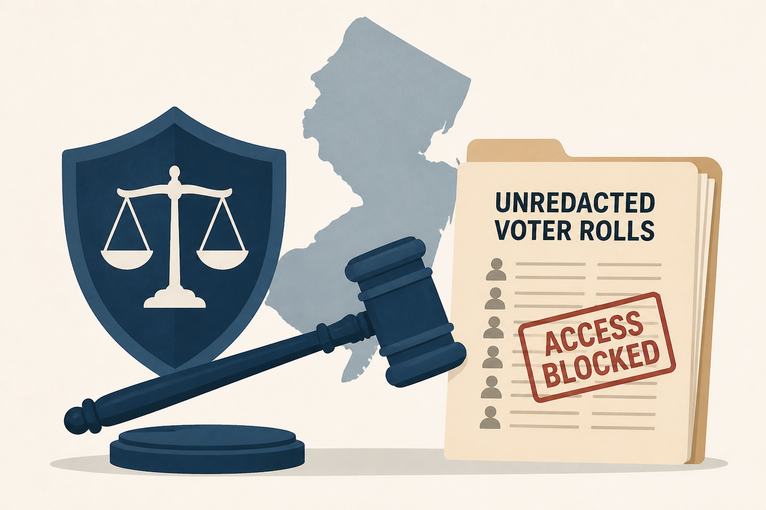 Federal judge blocks DOJ access to New Jersey unredacted voter rolls