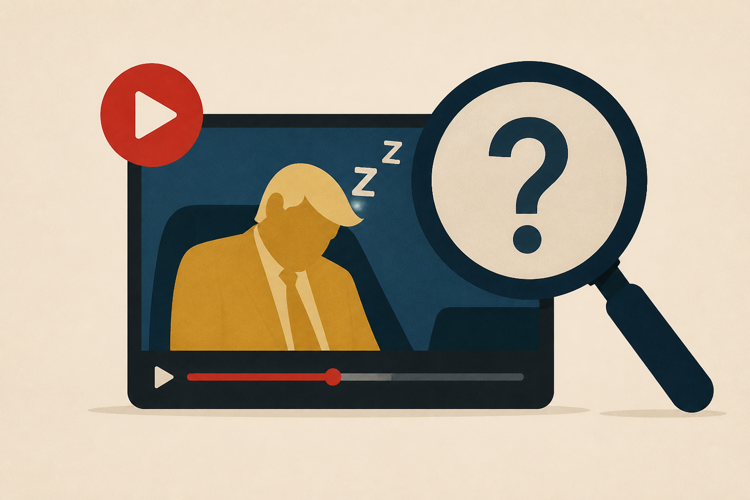Do videos show Trump falling asleep during Lindsey Graham's funeral? We examined footage