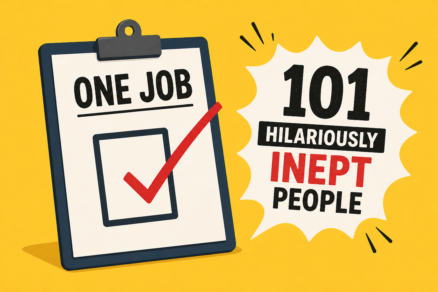 101 Hilariously Inept People Who Had ONE JOB