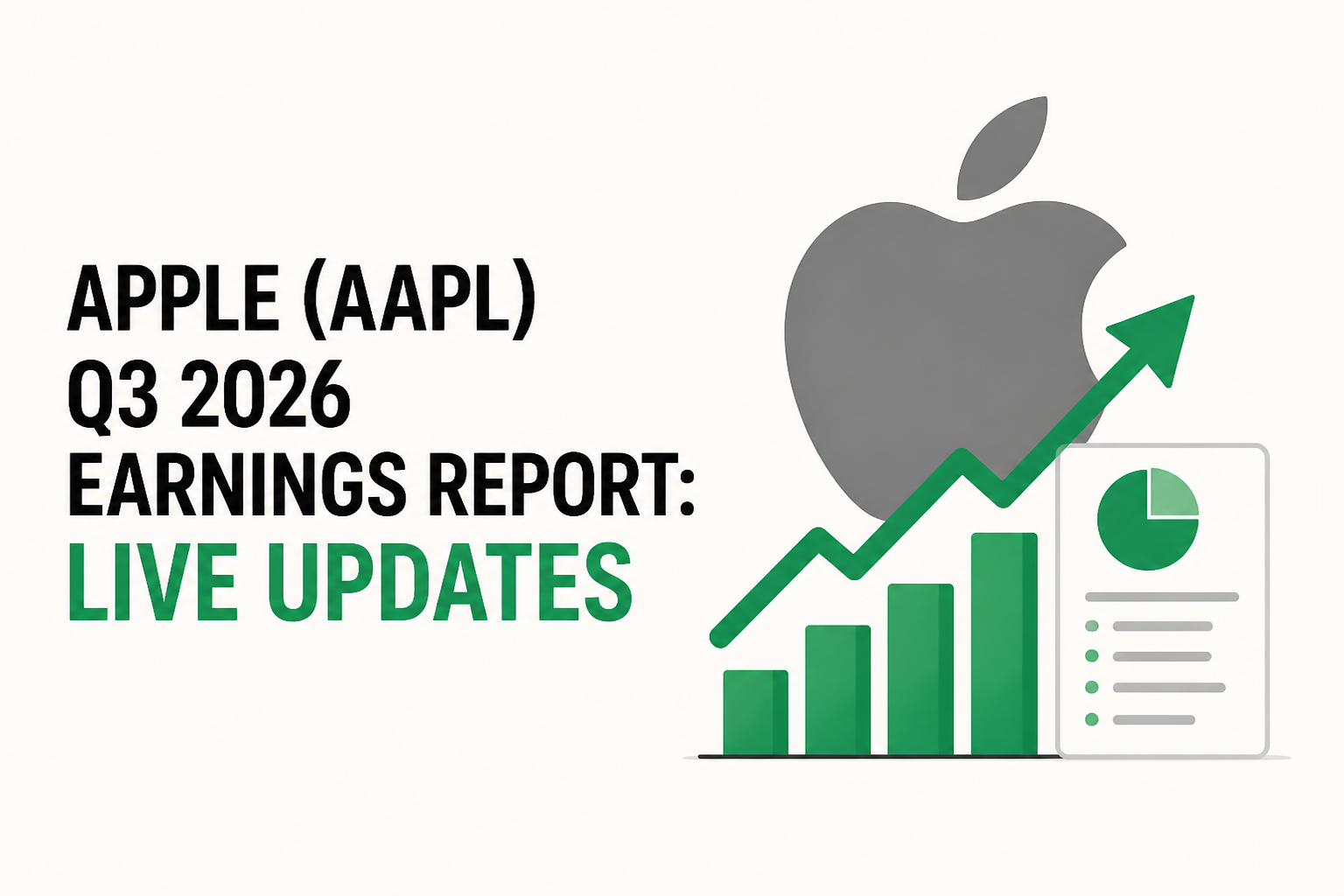 Apple (AAPL) Q3 2026 earnings report: Live updates