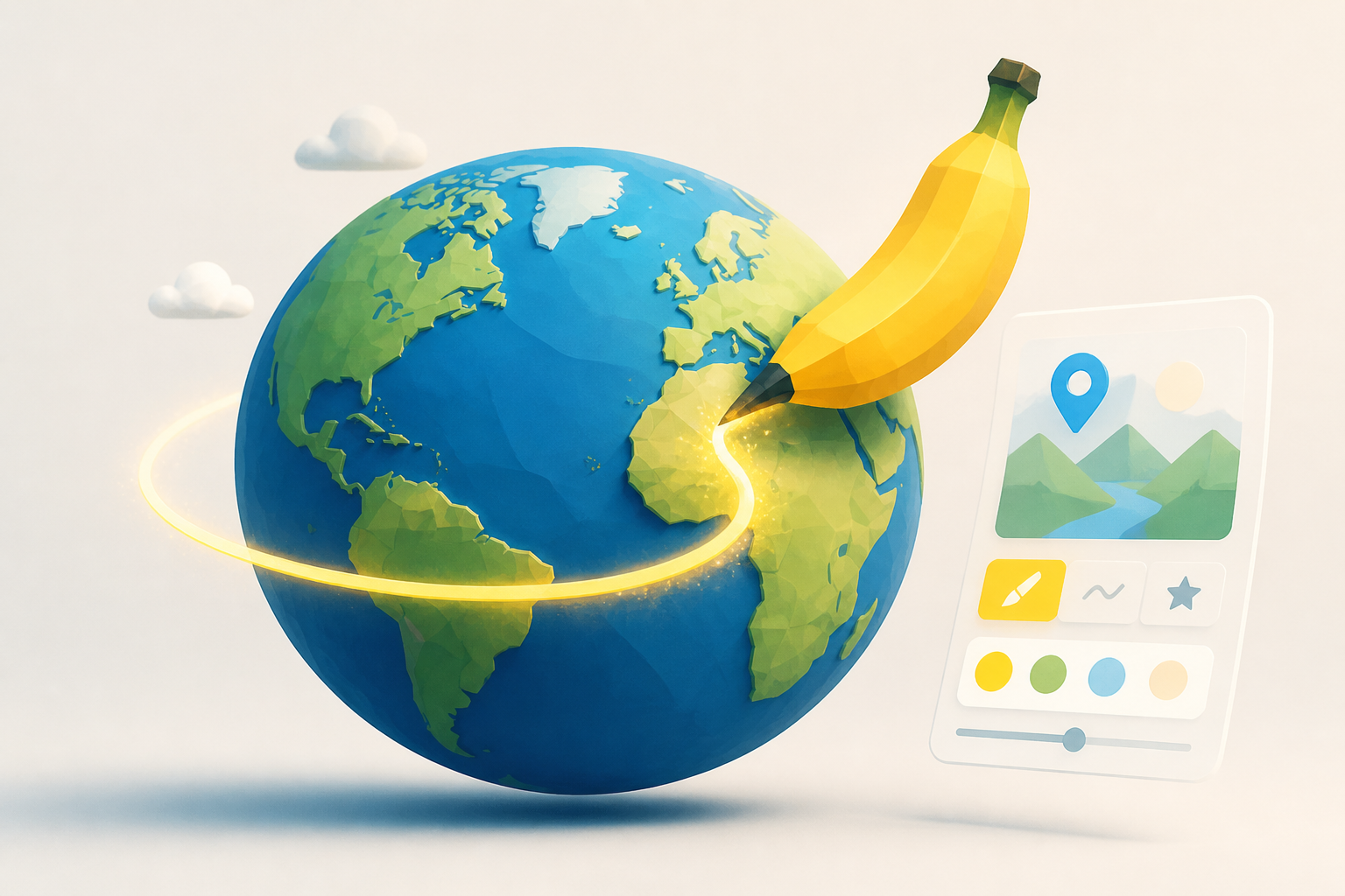 Google Earth makes exploring creative with Nano Banana 2