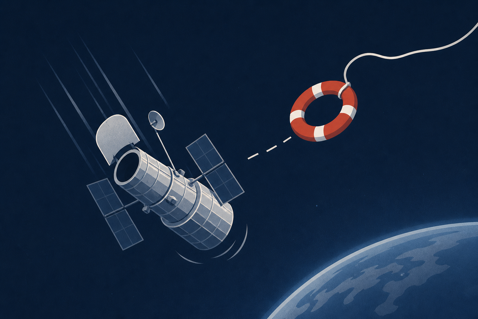 Mission to Save Falling NASA Space Telescope Suffers Setback