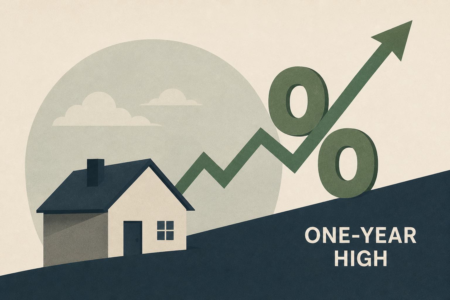 Mortgage rates hit a one-year high : NPR