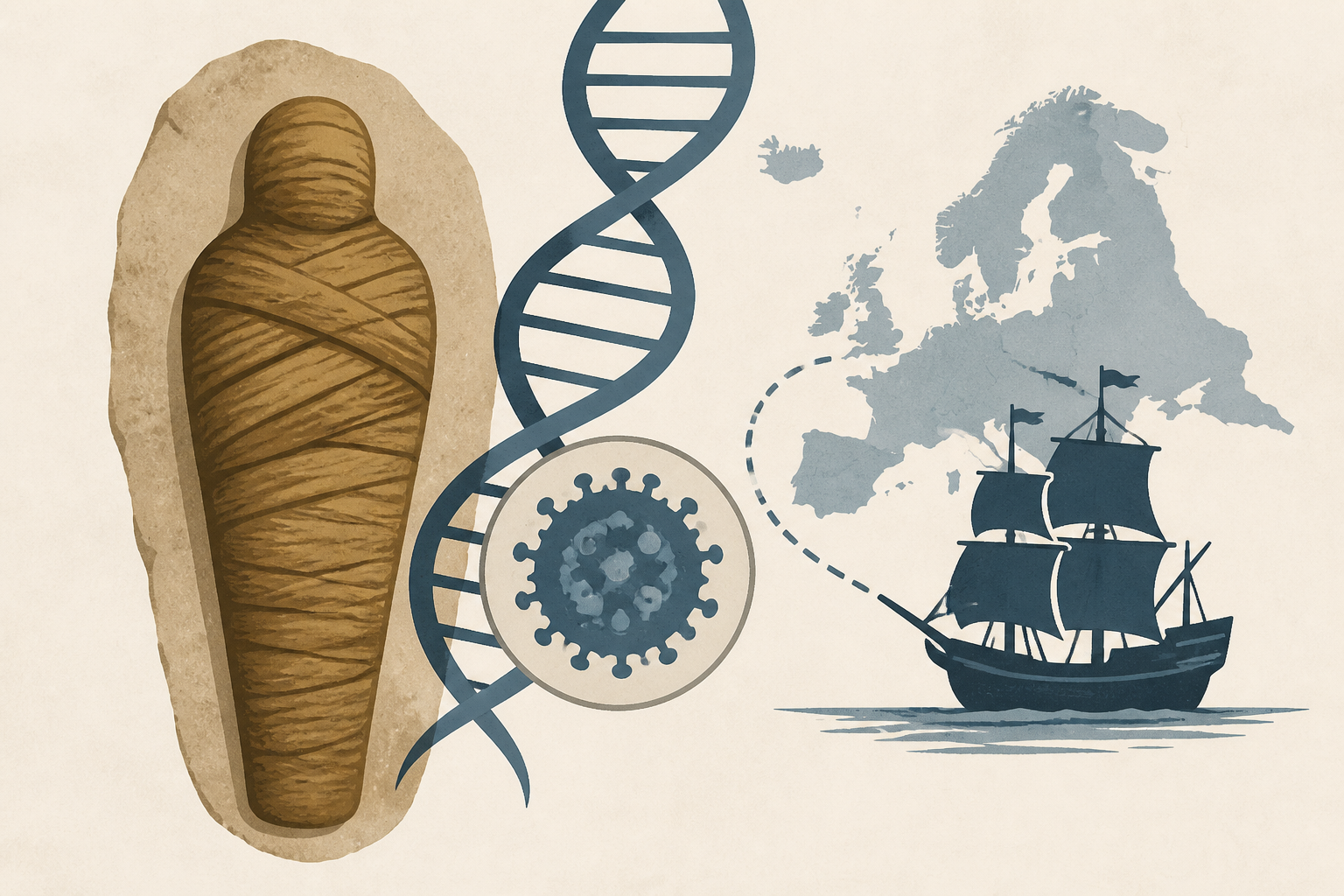 Ancient mummy DNA connects smallpox to European colonization