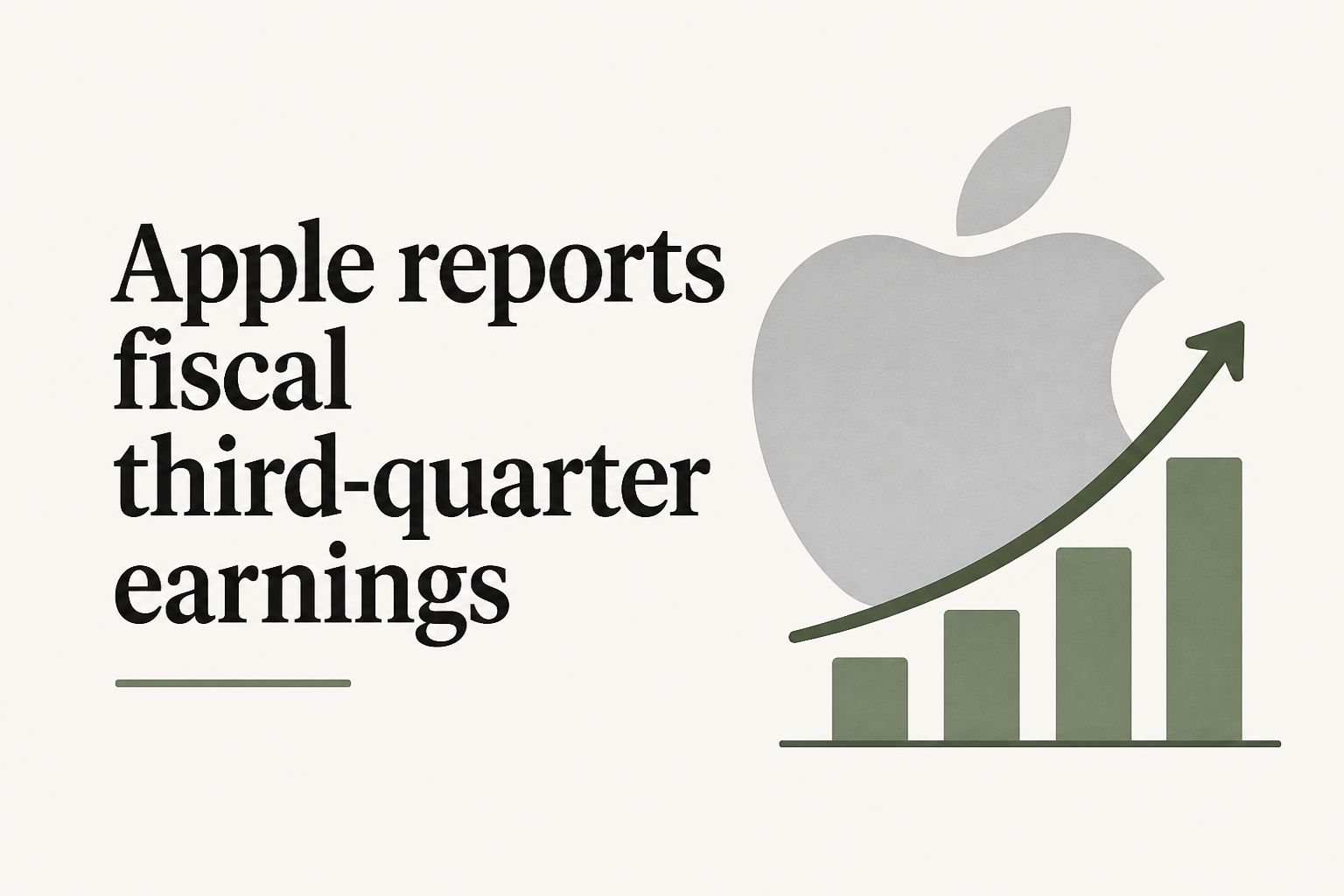 Apple reports fiscal third-quarter earnings