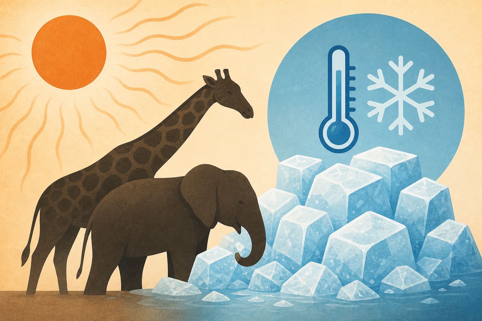 Prague zoo uses tons of ice to help animals beat the heat wave