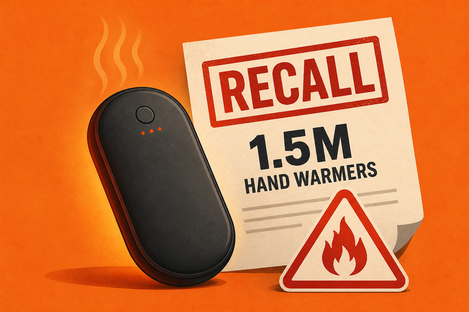 Ocoopa recalls 1.5M hand warmers after 350 burn injuries, death