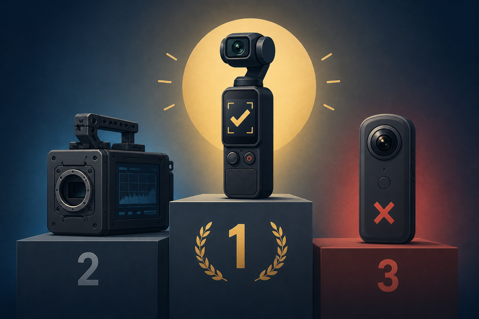 DJI Osmo Pocket 4P Beats the ARRI ALEXA 35 in Our Lab, While the Insta360 Luna Ultra Fails - Focus Check ep127