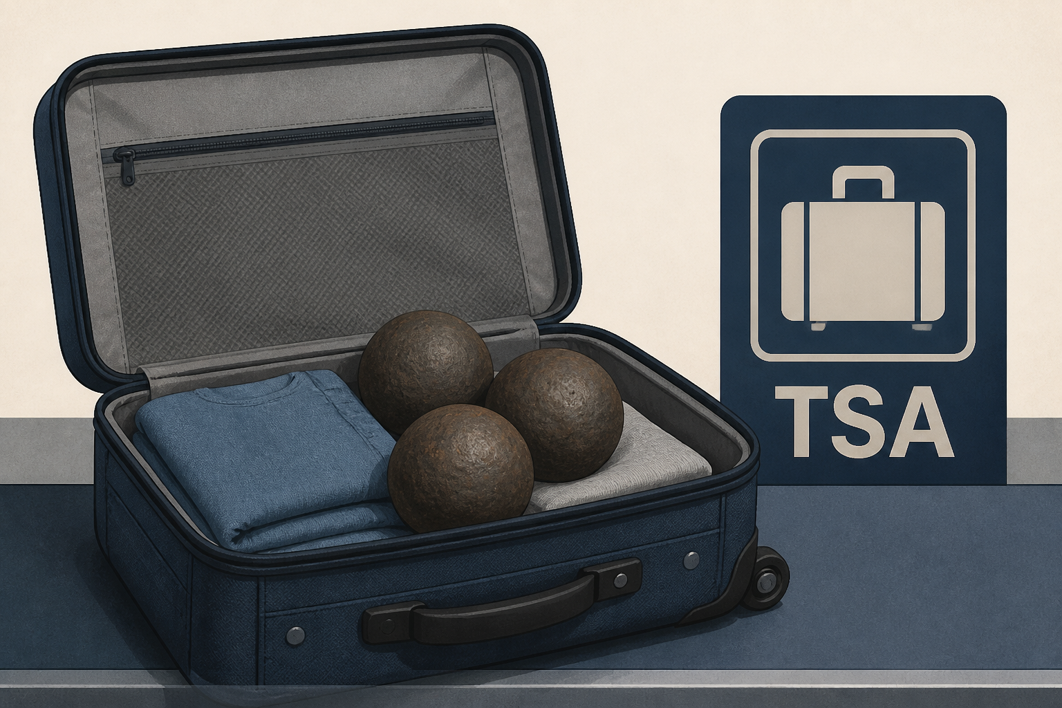 TSA finds stolen Civil War cannonballs in suitcase at Alabama airport
