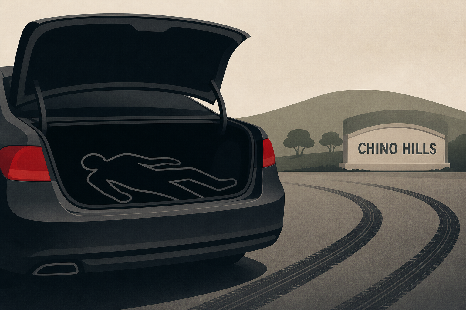 Kidnapper shoots, kills victim in trunk of car after chase ends in Chino Hills, authorities say