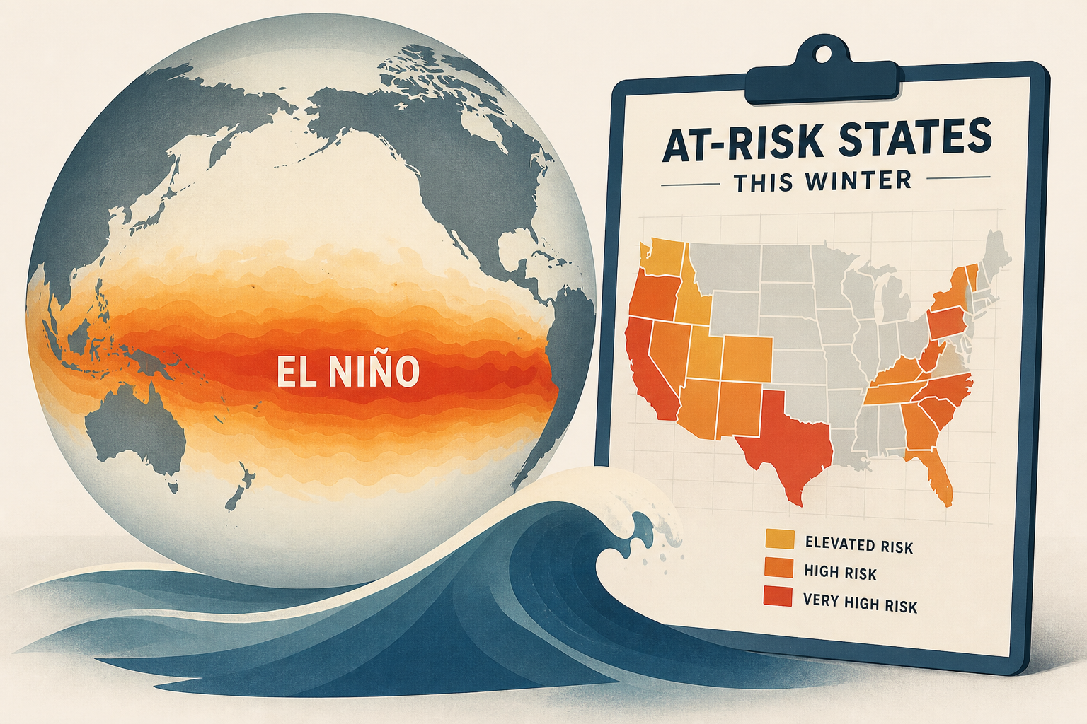 Super El Niño Threat Grows: Map Shows At-Risk States This Winter