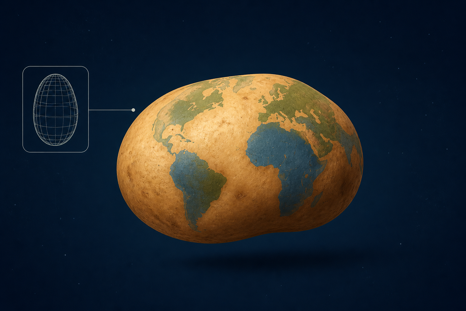 NASA model reveals Earth is actually shaped like a potato
