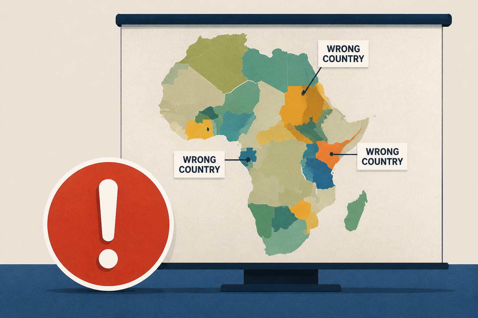 US government mislabels countries on map of Africa at global conference